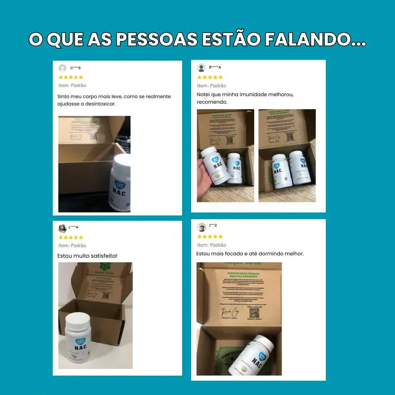 NAC N-acetilcisteína Amesse 600mg - 60 Cápsulas