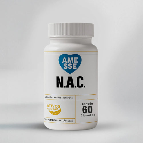 NAC N-acetilcisteína Amesse 600mg - 60 Cápsulas